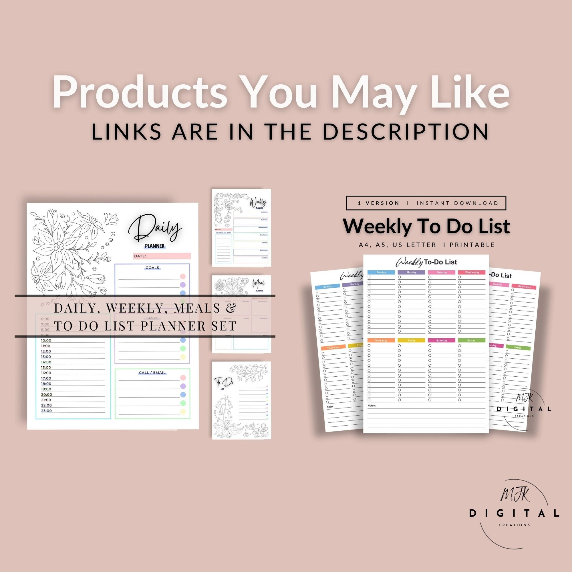 Homeschool Checklist Printable, Daily Tasks List, Homeschool Planner ...