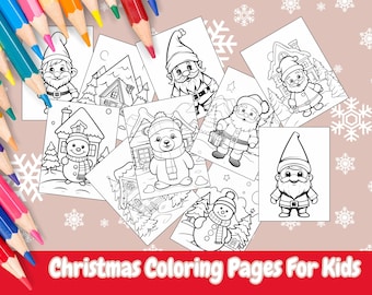 Christmas Coloring Pages For Kids, Christmas Coloring, Holiday Activity For Kids, Printable Coloring Pages, Coloring Book, Coloring Pages