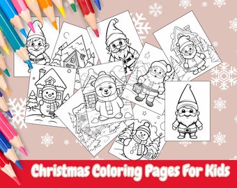 Christmas Coloring Pages For Kids, Christmas Coloring, Holiday Activity For Kids, Printable Coloring Pages, Coloring Book, Coloring Pages