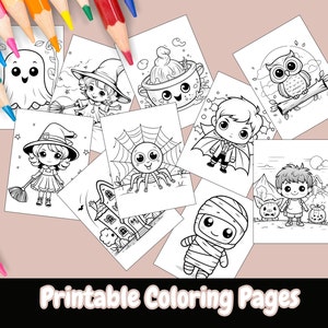 Halloween Coloring Pages For Kids, Coloring Books, Coloring Pages, Printable Coloring Pages, Halloween Activity, Kids Coloring, Fall