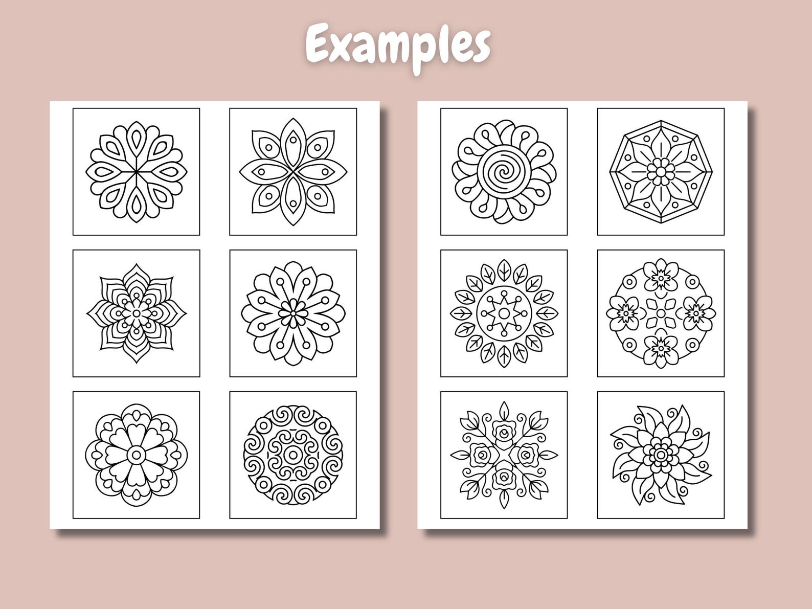 Mini Mandala Patterns Bold and Easy Tiny Mandala Coloring Pages, 94 Mini Designs, Kids and ...