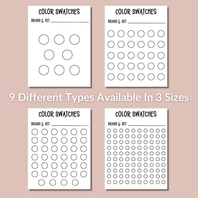 Color Swatch Chart Set Printable - Il 794xN.6092387445 Ekmy