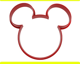 Mickey Mouse cookie cutter STL File - Digital download