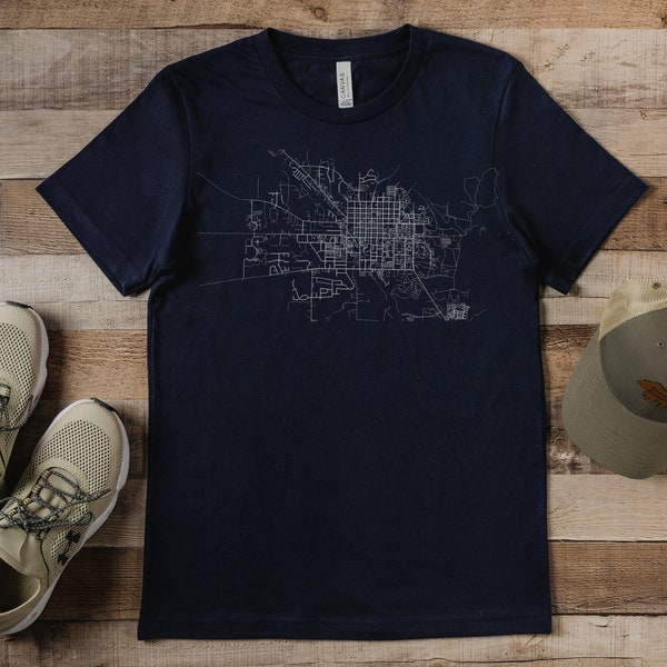 Oxford Ohio City Map Tee-Shirt Unique Gift for Him Oxford OH Map Tee for Dad Explore Oxford Souvenir Shirt Incognito On The Down Low