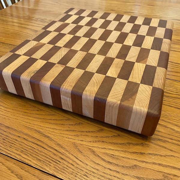 End Grain Cutting Board Etsy