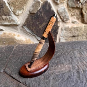 Penna a sfera Twist in frassino maculato / Penna personalizzata