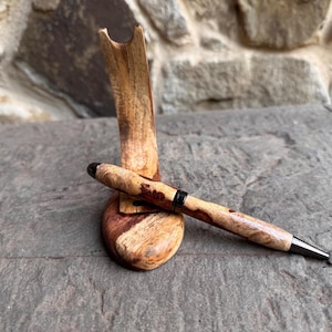 Hardwood Burl Ballpoint Twist Pen