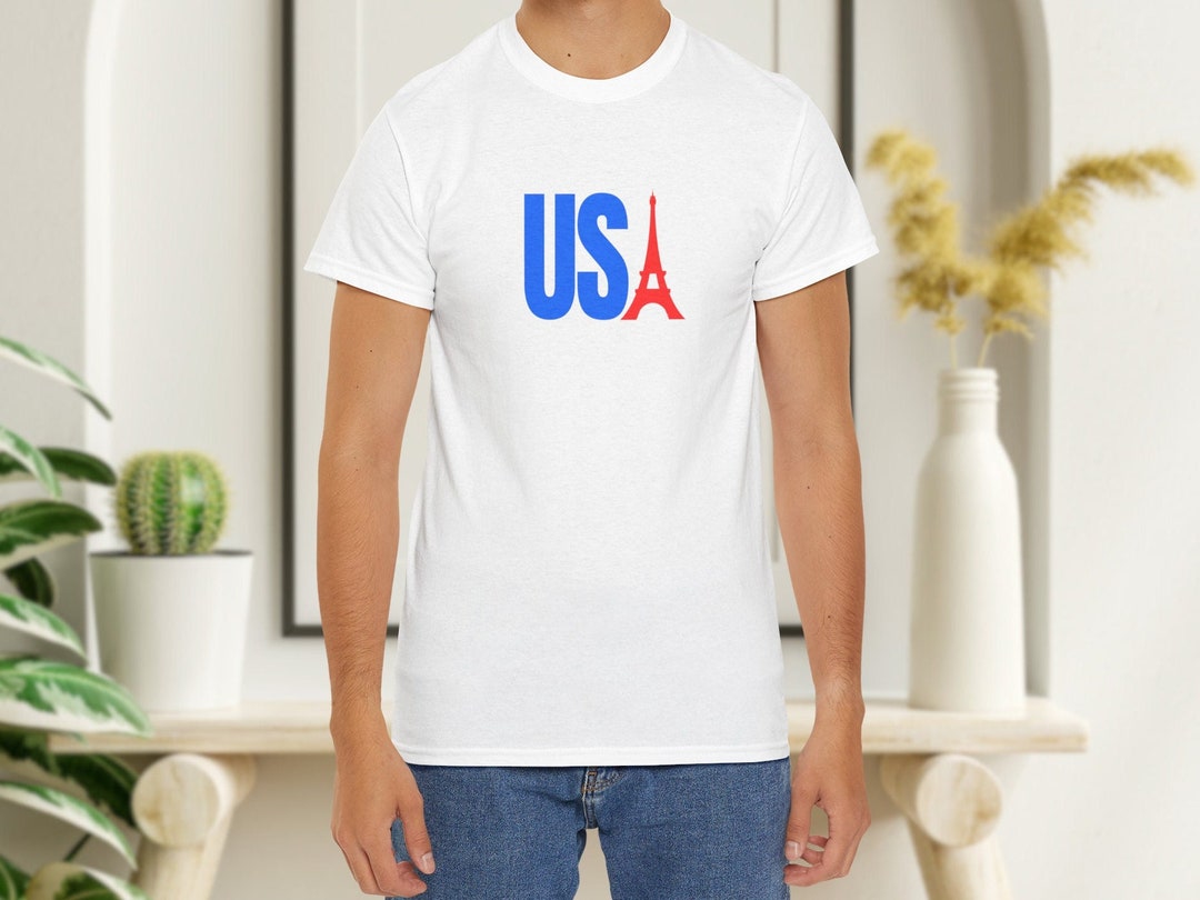 USA Tshirt Fan Unisex, 3 Colors, 2024 Team Usa Shirt, US Team Paris France, Us Jersey