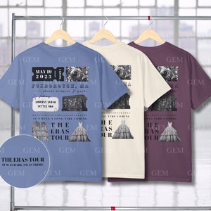 Personalized Eras Tour T-Shirt with Surprise Songs | Surprise Songs Shirt | Custom Eras Tour Tee, Custom Eras Tour Shirt, Eras Tour Gift
