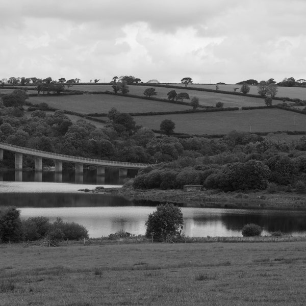 Tranquil Cornwall Countryside. This landscape photo is taken in Launceston, UK not too far from the Bodmin Moor.