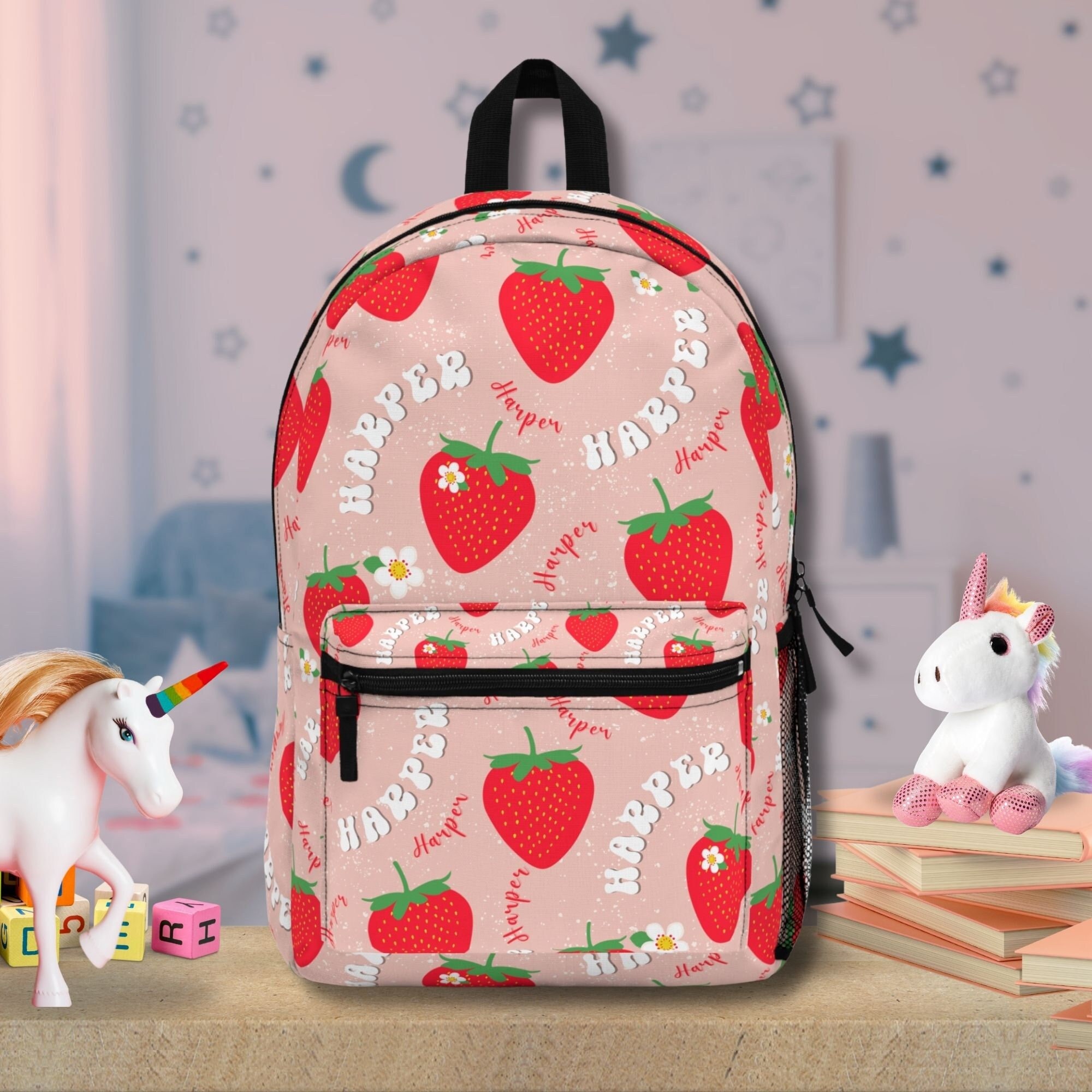 strawberry backpack Spark Style Little Kid Backpack - Strawberry - Skip Hop  main image 4