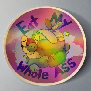EMWA Holographic Appletun Sticker