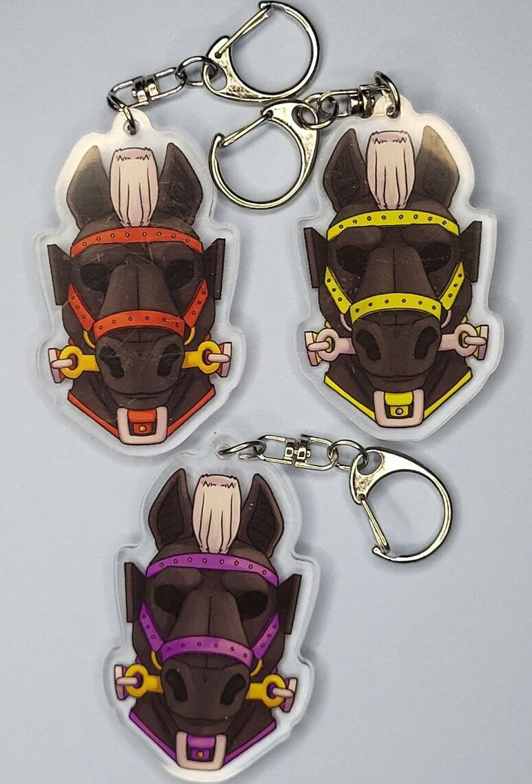 Pony Hood Keychain