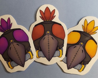 Falconry Hood Sticker