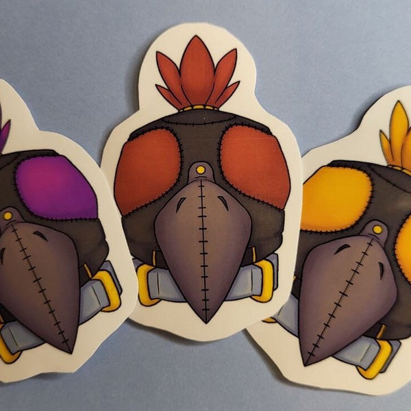 Falconry Hood Sticker