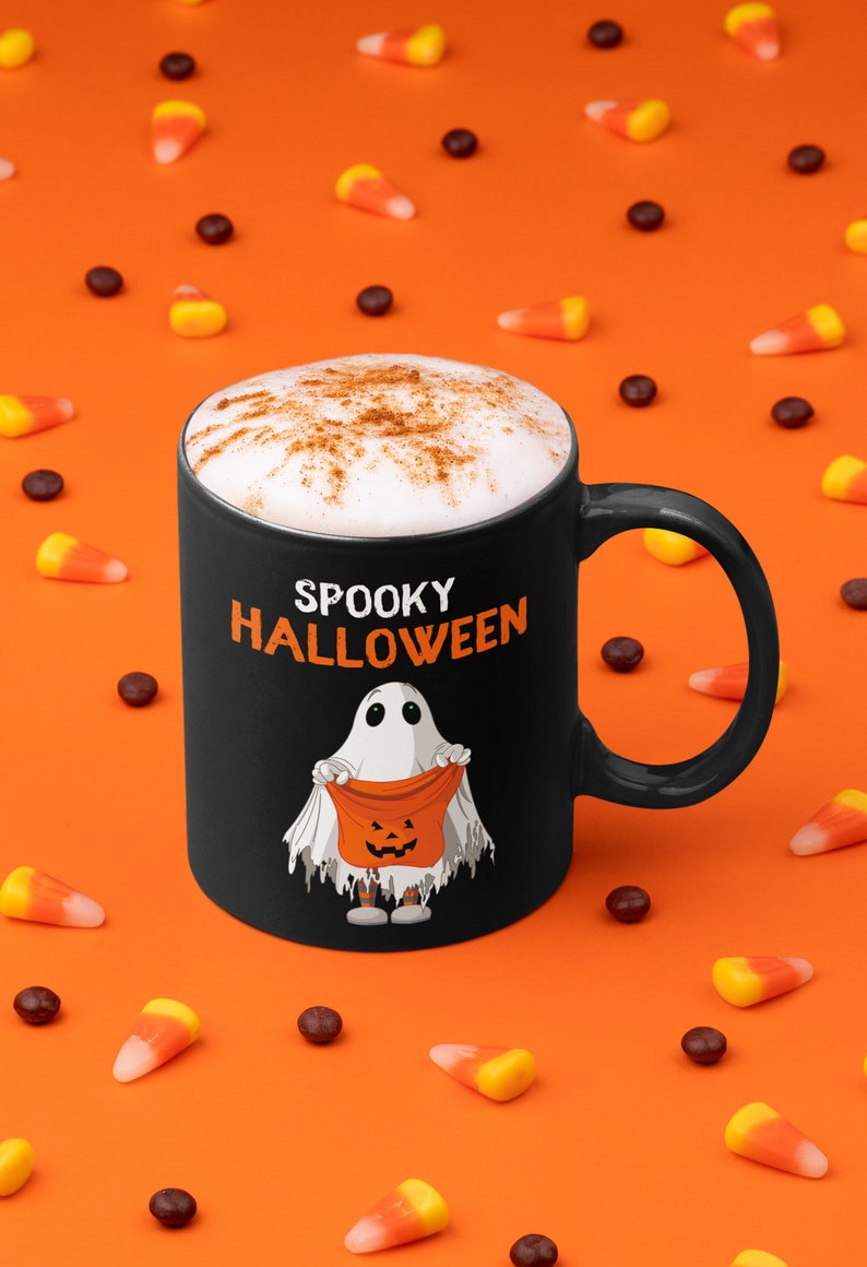 halloween mug,spooky season mug,halloween gift,ghost mug,spooky season,autumn mug,ceramic mug, spooky mug,october gift,halloween decor,Drinkware,Drink & Barware,Kitchen & Dining,coffee mug