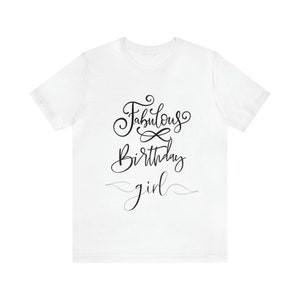 Fabulous Birthday Girl Shirt, Birthday Girl Shirt, Girls Birthday Party Shirt, Birthday Girl Tees, Birthday Party Girl Shirt, Birthday Shirt