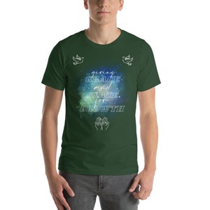 Camiseta Grace & Space (letras brancas)
