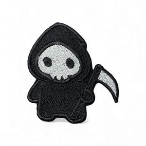 Reaper Aufnäher: Chibi Sensenmann Aufnäher, Geschenk zum Aufbügeln