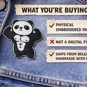 Parche bordado de Wendigo espeluznante: Cryptid, termoadhesivo o con velcro para chaqueta y mochila imagen 7