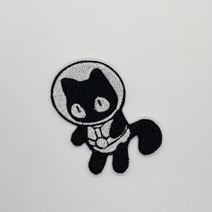 Astronaut Katze Stickerei Aufnäher, Katze Patches Eisen auf, gestickt Patch Eisen, Patches für Jacke, Logo zurück Patch,