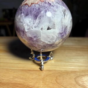 Large unique Pink Amethyst Sphere