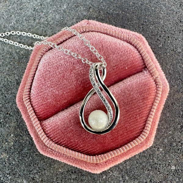 Drop Breast Milk Necklace - Sterling Silver (Please Read Description) - Breast Milk Jewelry