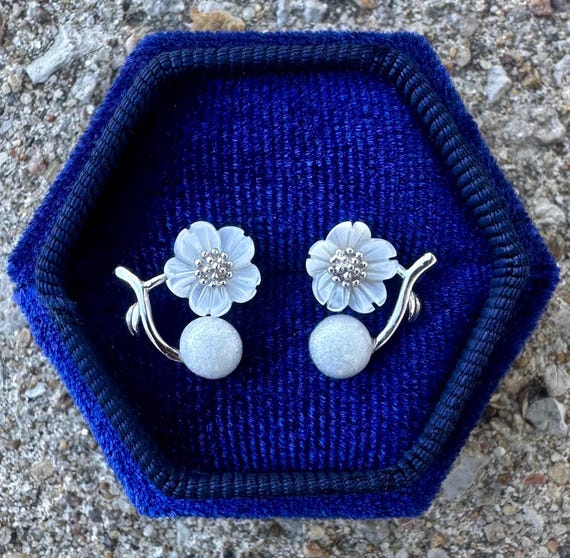Blossom Breastmilk Earrings - Sterling Silver (NOT A DIY KIT)- Breastmilk Jewelry - New Mom Gift - Baby Shower - New Baby - New Mom Gift
