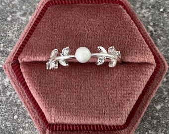 Little Goddess Dainty Breastmilk Ring- Sterling Silver (NOT A DIY KIT)- Breastmilk Jewelry - Mom Gift - New Mom -Breastmilk Ring