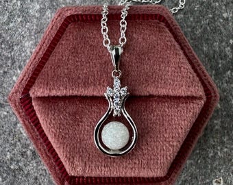 Breastmilk Necklace -Dainty Cross- Sterling Silver (NOT A DIY KIT) - Breastmilk Jewelry- Mother’s Day Gift -  Gift Mom - Baby Shower Gift