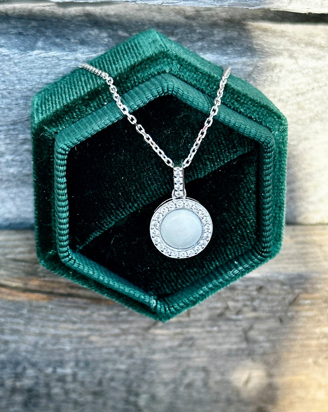 Round Bail Breast Milk Necklace Sterling Silver please Read Etsy