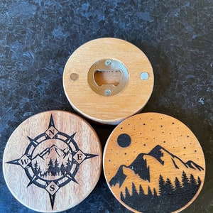 Multiple Shape Bottle Opener SVG & Easel files to make wooden bottle openers/great gift for summer barbecue/CNC Project that sells