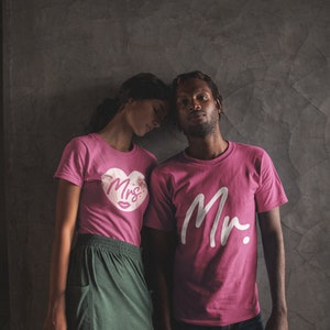 Mr | Mrs, Trendy Bride Shirt, Bachelorette Party Shirts, Trendy Grooms Shirt, Wedding Party Shirts, Womens Shirt, Mens Shirt