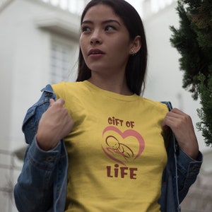 Gift of Life Ivf T-Shirt, Transfer Day, IVF Day, Gifts for Mom,  IVF baby, Ivf Gift, Egg Retrieval Tee, Gift for her, Retrieval day, Ivf Mom