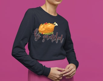 Sudadera tan agradecida de Acción de Gracias, sudadera de Acción de Gracias, suéter de Acción de Gracias para hombres, suéter de Acción de Gracias para mujeres, regalo de agradecimiento