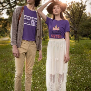 Amazing Brother - Sister, Family Shirts, Family Reunion Shirts, Trendy Shirts