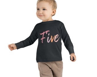 Trendy Shirt For 5 Year Old, girls shirt, boys shirt, gift ideas for girls, gift ideas for boys, age shirt