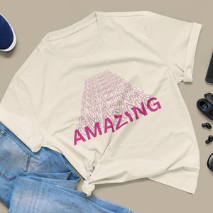 Pink Amazing Unisex Jersey Short Sleeve Tee | Stylish Pink Tee | Trendy Unisex Shirt | Premium Quality | Fashionable Pink Design
