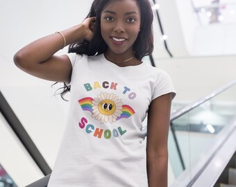 Camiseta de manga corta para jóvenes de regreso a la escuela Regalo para maestro, camisa de maestro, camisa de regreso a la escuela, apreciación del maestro