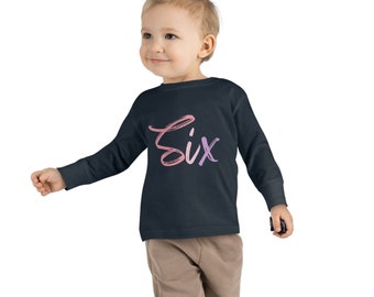 Trendy Shirt For 6 Year Old, girls shirt, boys shirt, gift ideas for girls, gift ideas for boys, age shirt
