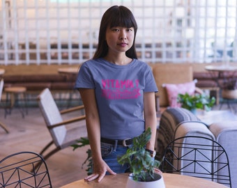 La vitamina F es para la amistad, camisa unisex, camisa motivacional, camisa inspiradora, camisas positivas, ideas de regalos para mujeres, ideas de regalos para hombres