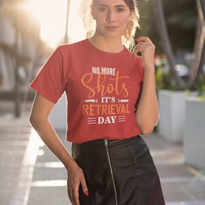 Chemise de jour de récupération, chemises de FIV, chemises pour femmes, chemise de maman, cadeau pour les mamans, arc-en-ciel, cadeau de FIV, cadeau d&#39;infertilité, jour de transfert, jour de FIV