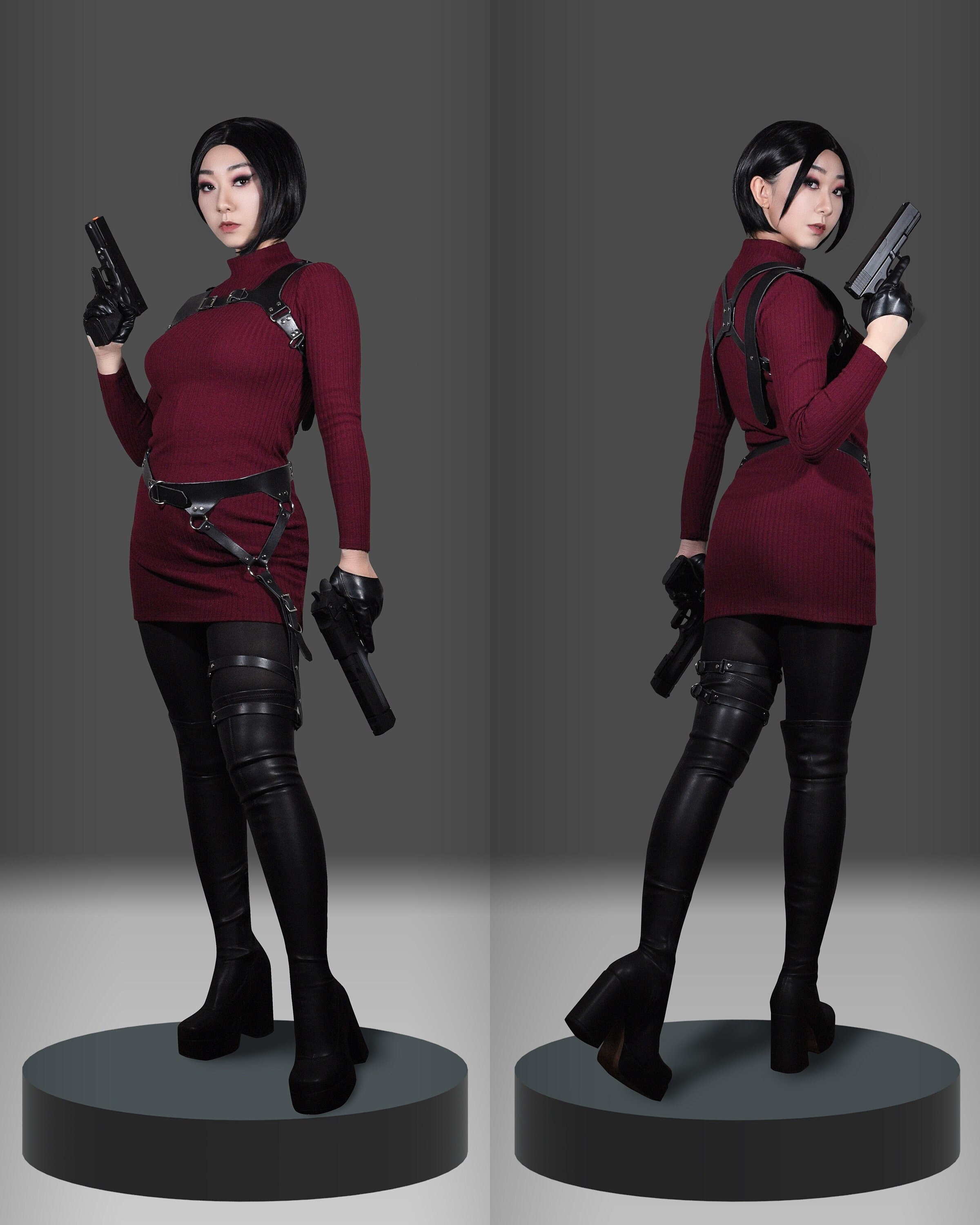 Resident Evil 2 Remake Ada Wong New Edition Cosplay Costume