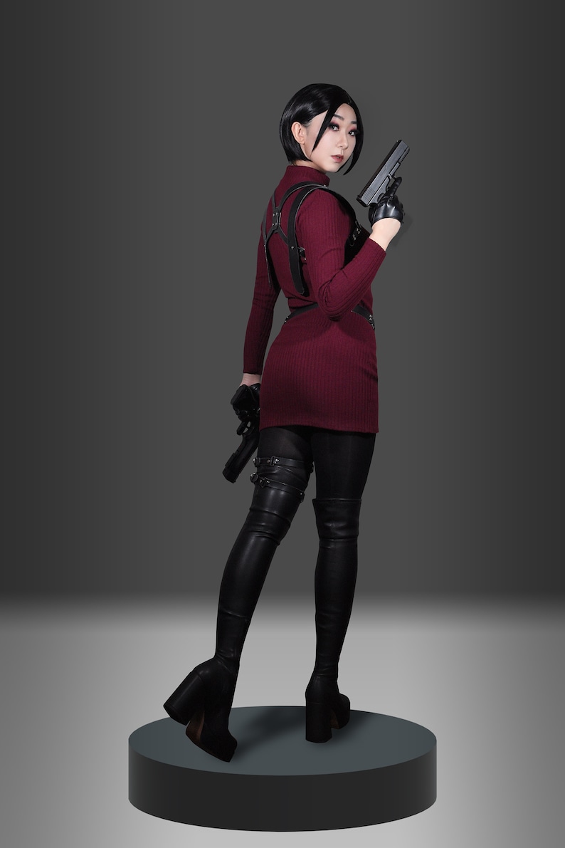 Ada Wong Cosplay Resident Evil 4 Remake Harness Leatherwork Pattern & Tutorial image 4