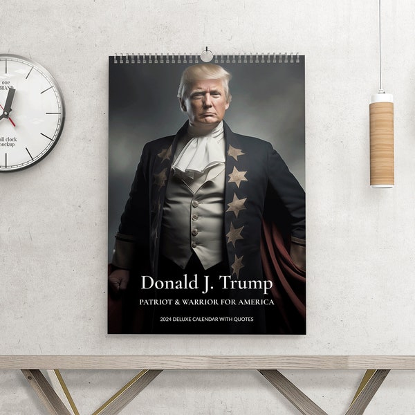 TRUMP 2024 Large Inspirational Calendar with Quotes