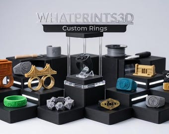 Custom 3D Printed Rings
