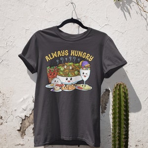 Immer hungrig T-Shirt | Essen Liebhaber T-Shirt | Philippinisches Essen T-Shirt | Feinschmecker T-Shirt