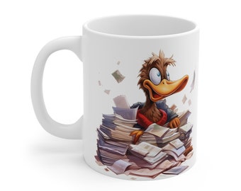 INTROVERTIERTE BECHER, ENTE Becher, Becher gemütlich, kühle Kaffeetassen, zu quaken beschäftigt lustige Ente gemütliche Becher gibt starke Verbindung zwischen Freunden