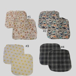 Paquete de 2: lindo protector lavable y reutilizable para sillas de ruedas y asientos