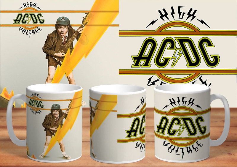 AC/DC Mugs PACK : 30 Unique Mug Design Templates With Mock-ups - Etsy